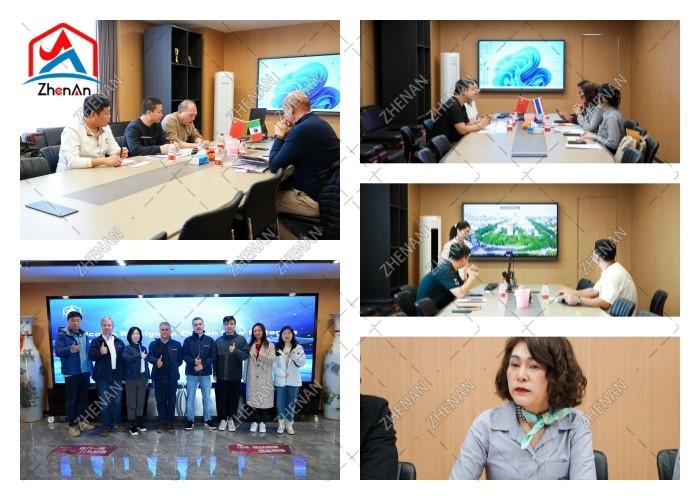 The client visited our company. The client visited our company.